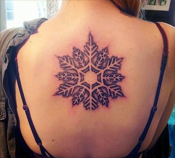Cute and Artsy Snowflake Tattoos (7)