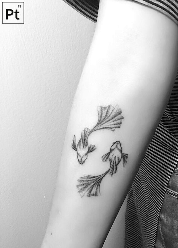 40 So Cute Tiny Fish Tattoo Ideas - Bored Art