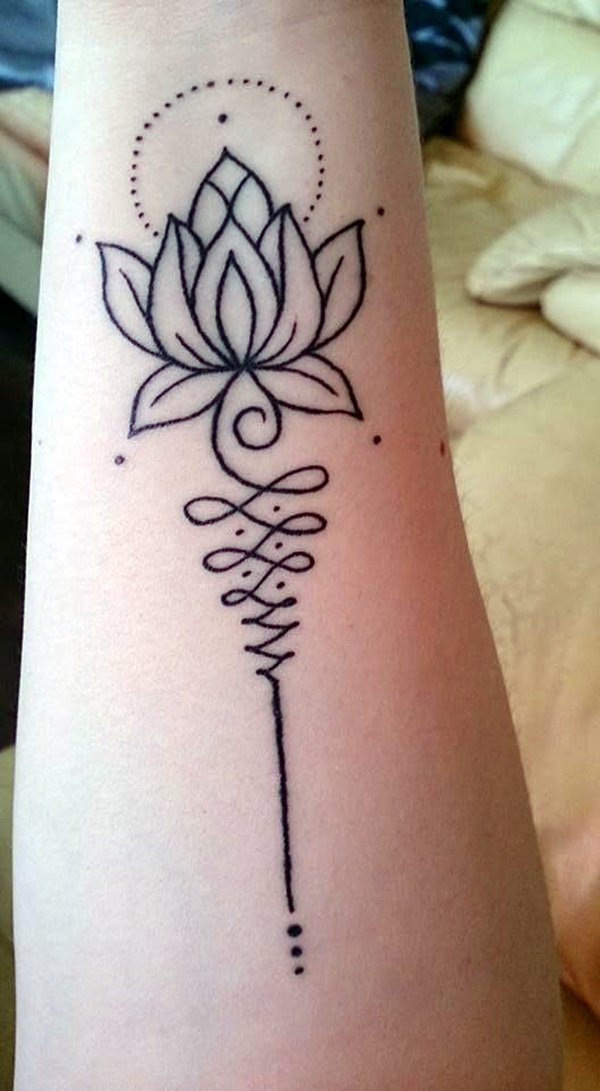Unalome Tattoo Designs Every Girl Will Fall in Love With (20)