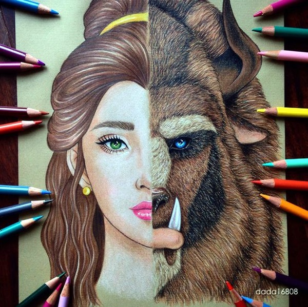 40 Color Pencil Drawings To Having You Cooing With Joy - Bored Art
