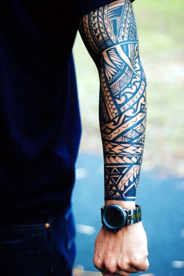 Cool Polynesian Tattoo Designs For Men (10)
