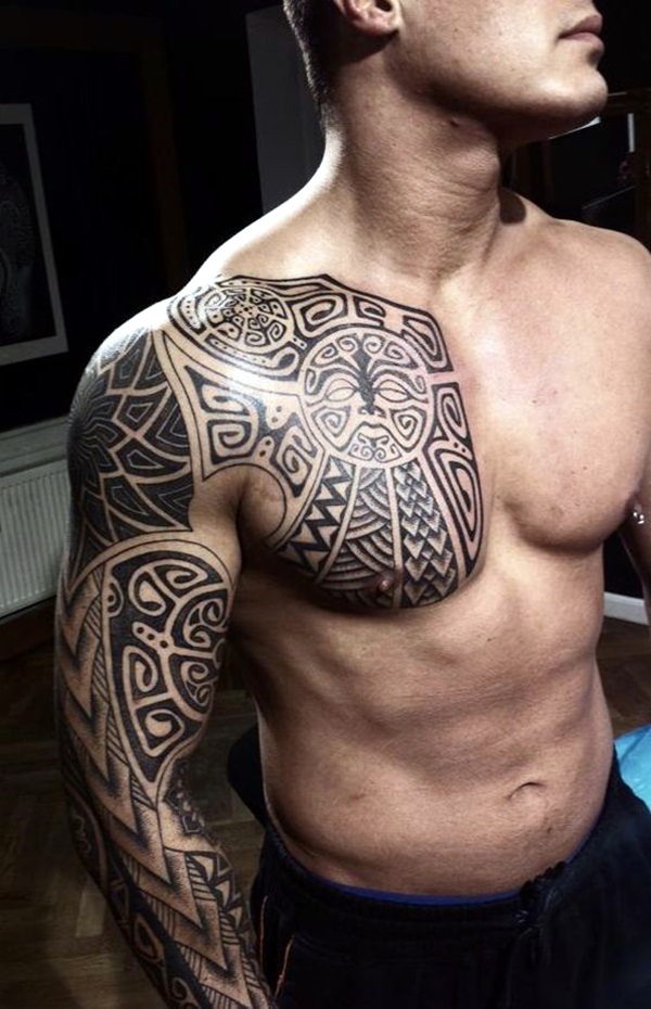 Cool Polynesian Tattoo Designs For Men (2)