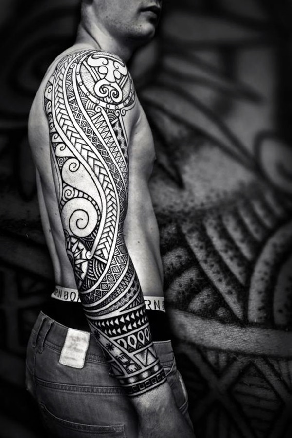 Cool Polynesian Tattoo Designs For Men (2)