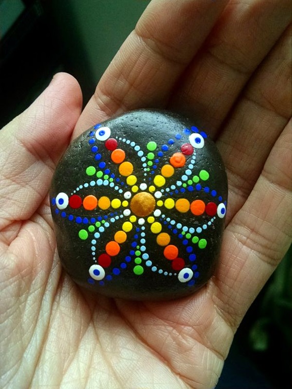 DIY Mandala Stone Patterns To Copy (6)