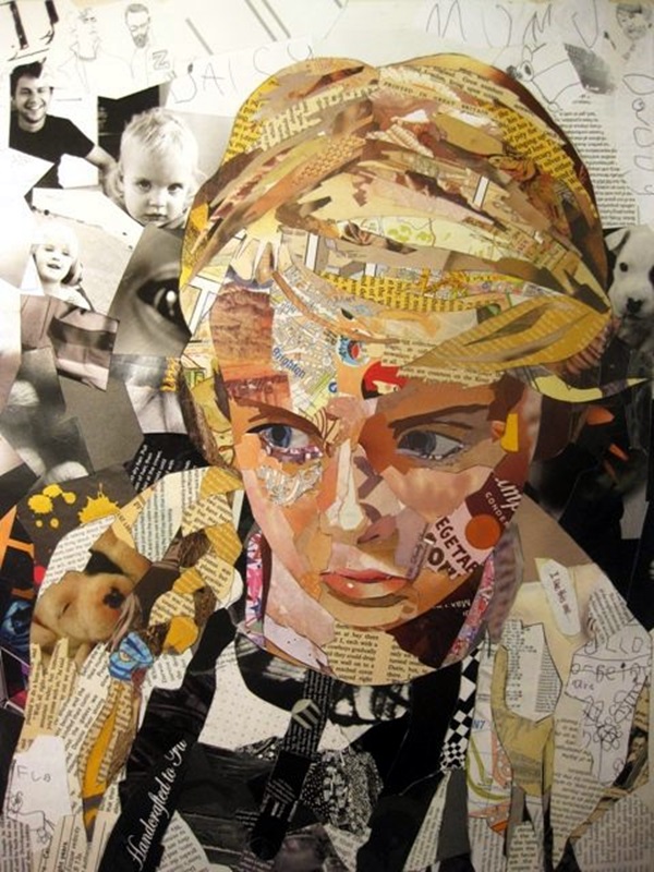 40 Exclusive Collage Portrait Art Works