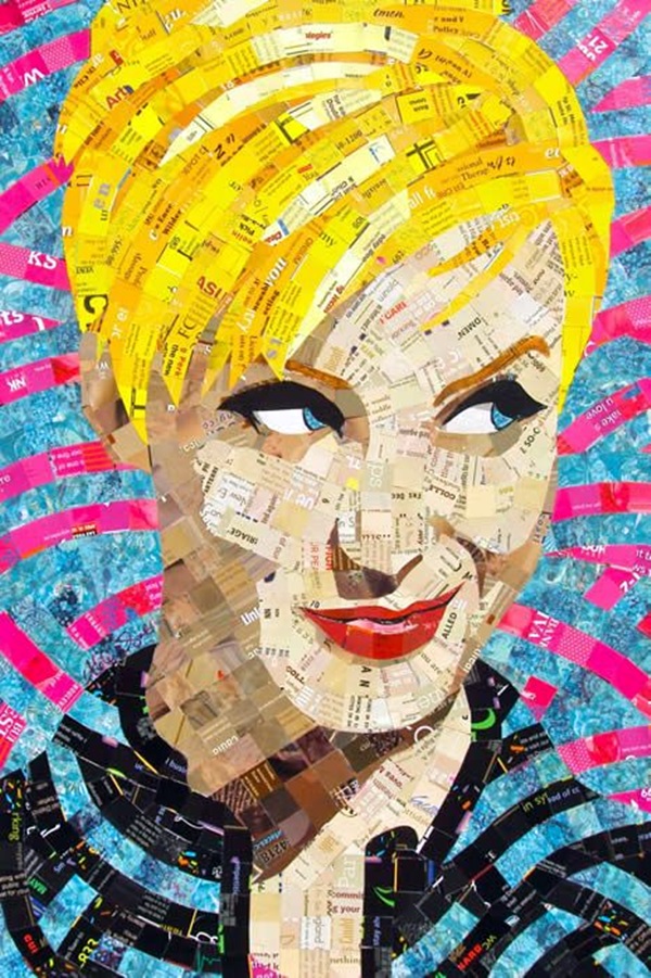 40 Exclusive Collage Portrait Art Works