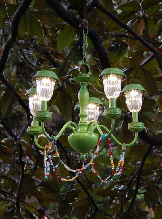 Stylish garden chandelier Ideas (7)