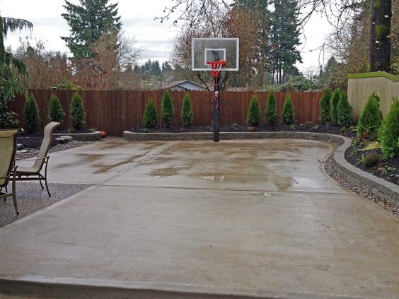 backyard basketball court ideas 20