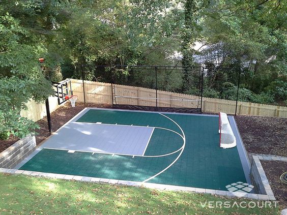 Backyard Basketball Court Ideas To Help Your Family Become Champs  Bored Art