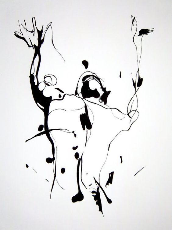 black ink drawings 14