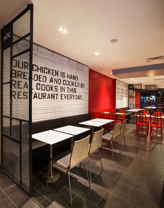 Fast Food Restaurant Interior Design Ideas That You Should