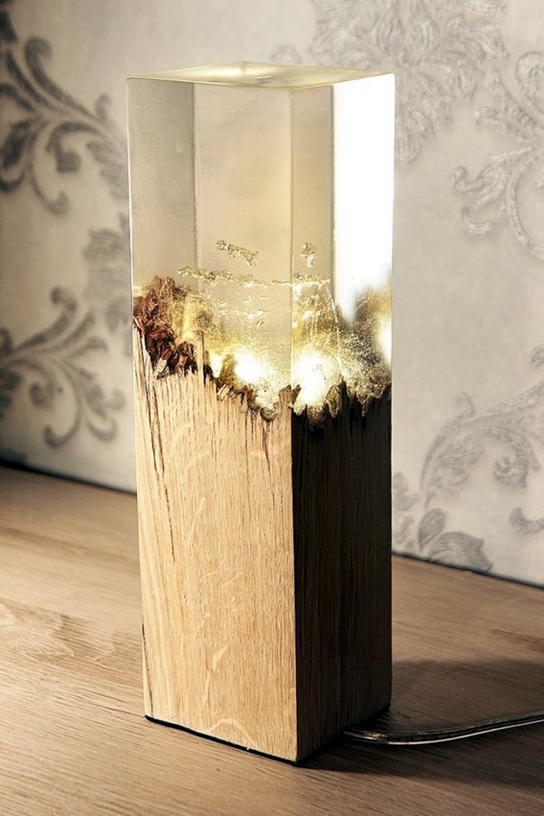 Unique clearance wood lamps