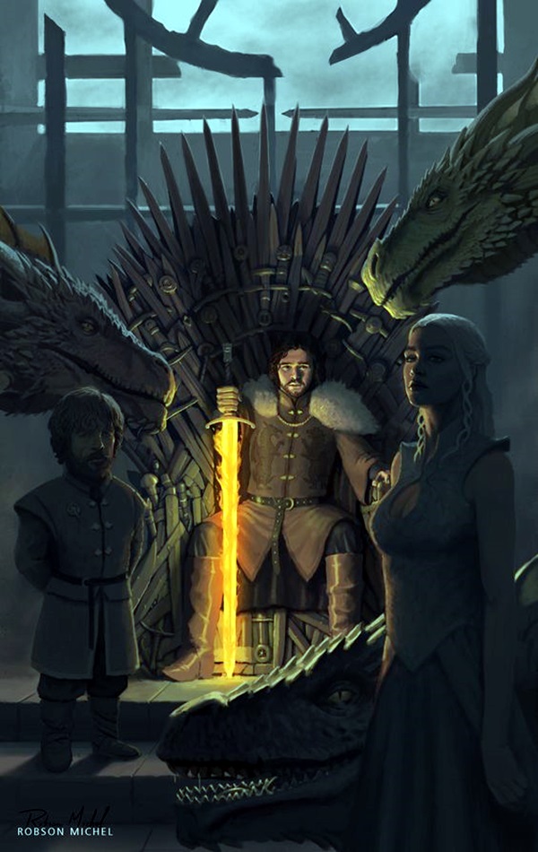 40 Best Examples of GAME OF THRONES ART