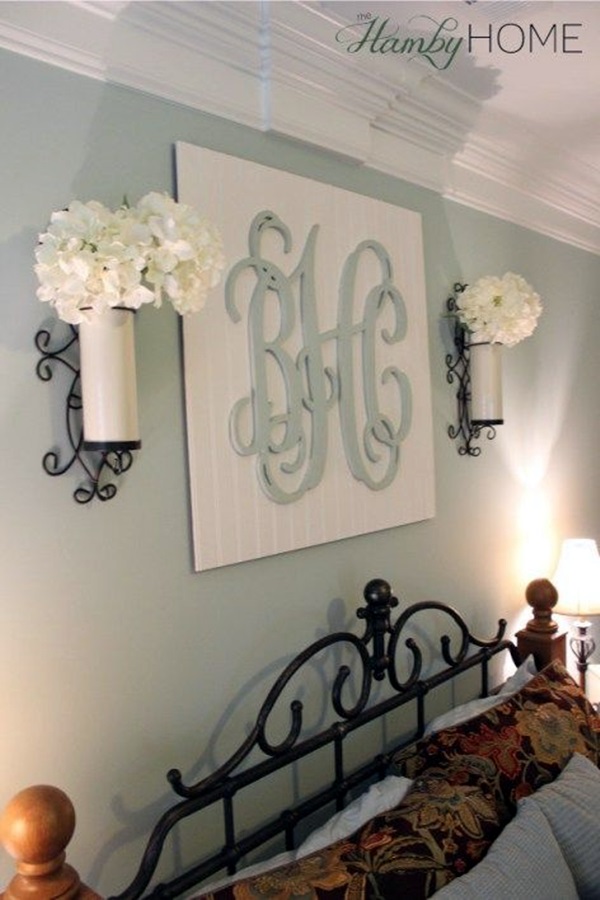 40 Creative Monogram Wall  Art  Ideas 