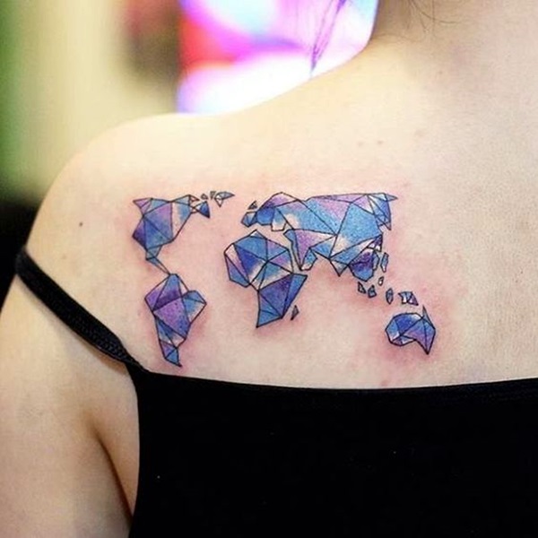 Lovely Origami Tattoo Designs (In Trend) (20)