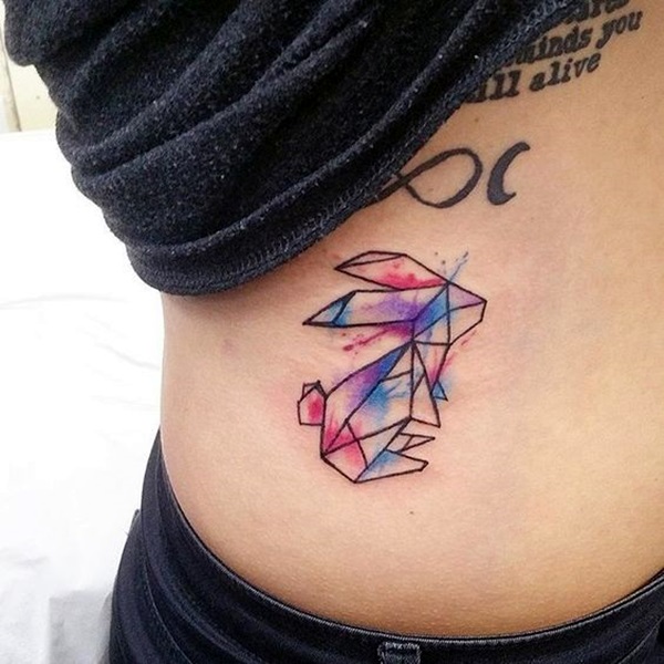 Lovely Origami Tattoo Designs (In Trend) (37)