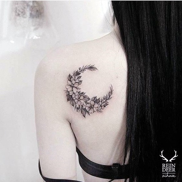 Magical Moon Tattoo Designs (25)