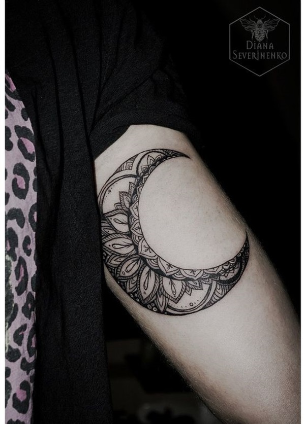 Magical Moon Tattoo Designs (32)