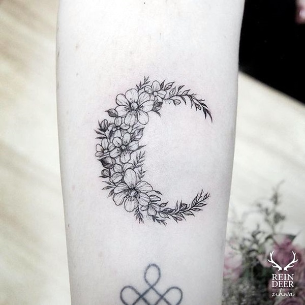 Magical Moon Tattoo Designs (34)