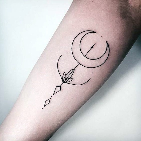 Magical Moon Tattoo Designs (9)