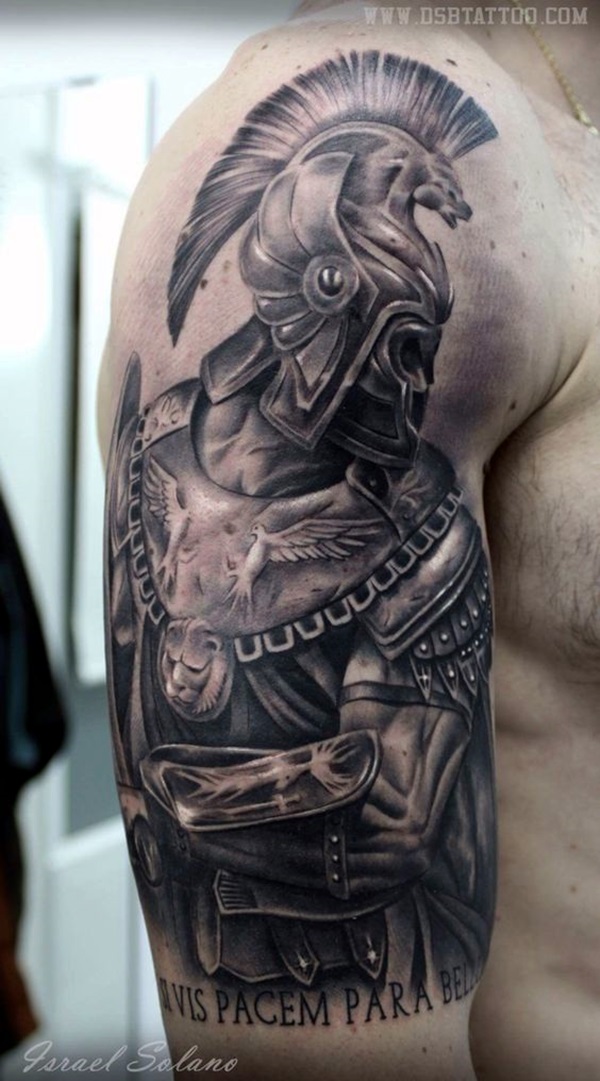 Valiant Gladiator Tattoo Designs (15)