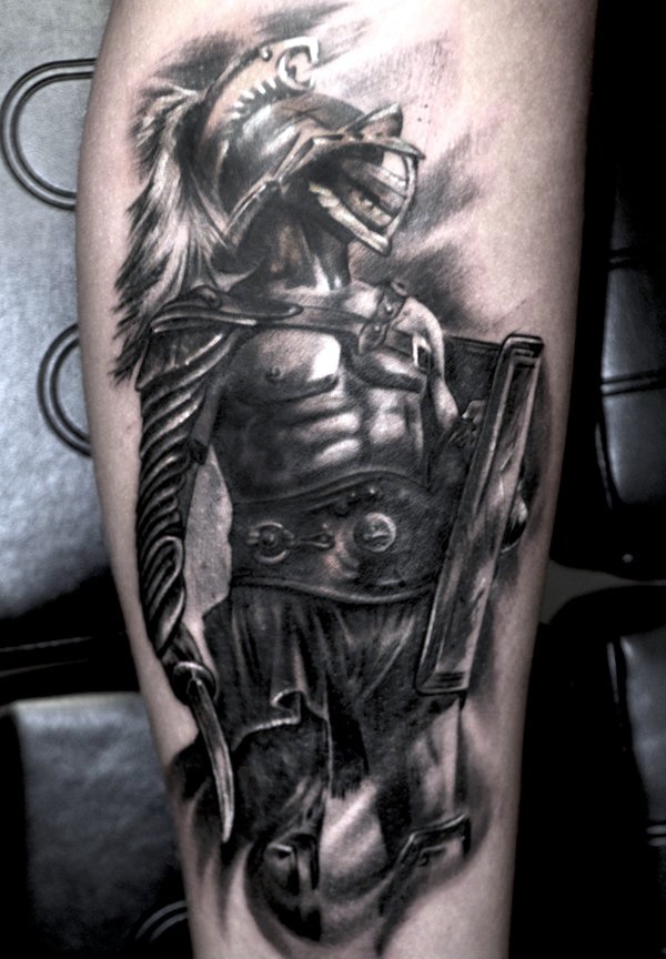 Valiant Gladiator Tattoo Designs (7)