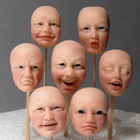 polymer clay faces 5