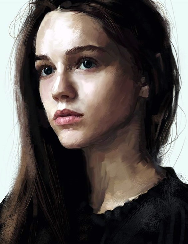 40 Spectacular Digital Painting Portraits - Bored Art