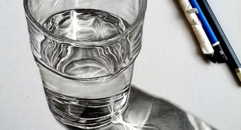 How To Draw Glass And Transparent Objects – Learn More - Bored Art