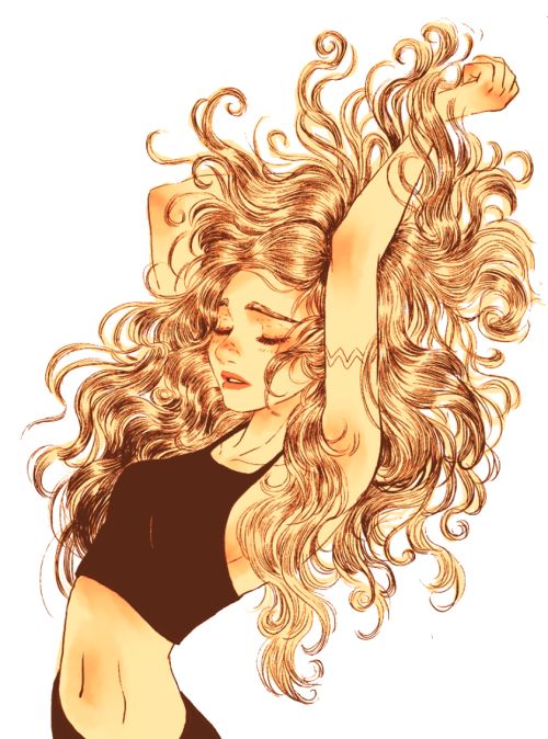 hair drawing 16