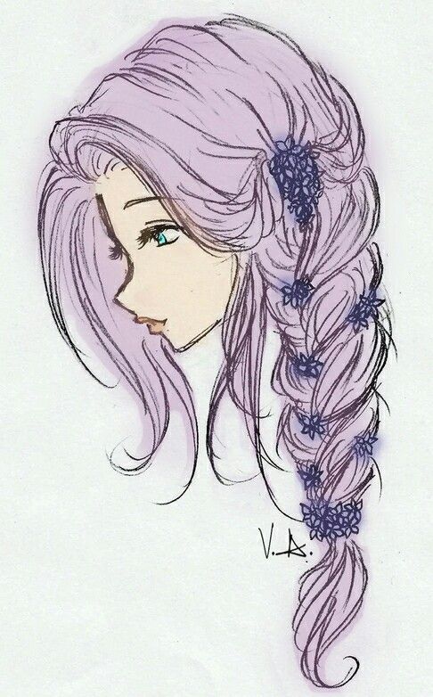Awesome Hair Drawings For Fashion And Art Too - Bored Art