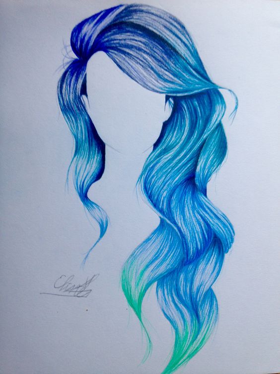 hair drawing 2