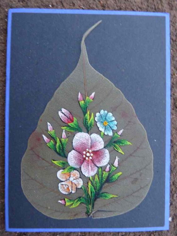Pretty Popular Peepal Leaf Art For A Pristine Effect - Bored Art