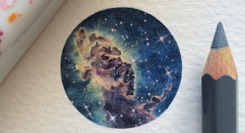 magical and mesmerizing miniature watercolor paintings bored art magical paintings