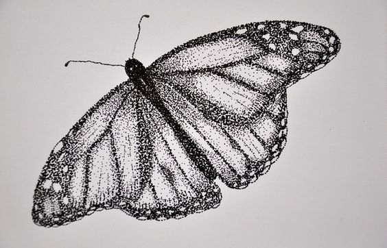25 DRAWING TECHNIQUE STIPPLING - * Technique