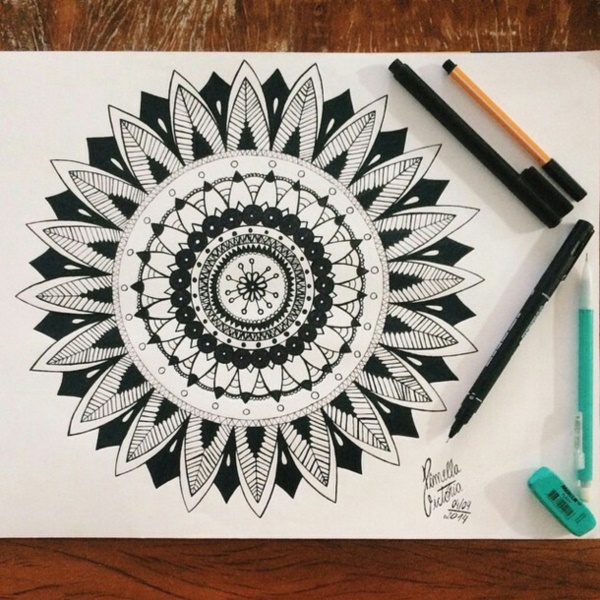 black-and-white-mandala-art-drawings0061