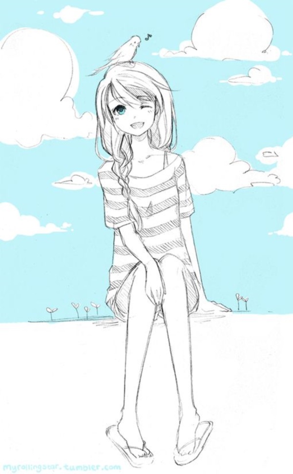 Cute simple drawing - qlerosage