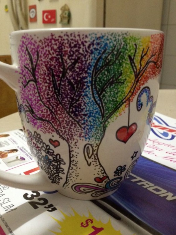 50 DIY Sharpie Coffee Mug Designs To Try - Bored Art