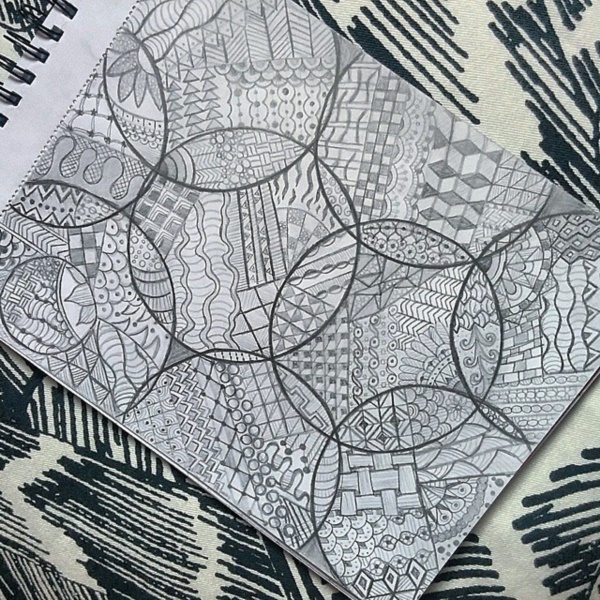 40 More Zentangle Patterns To Practice With - Bored Art