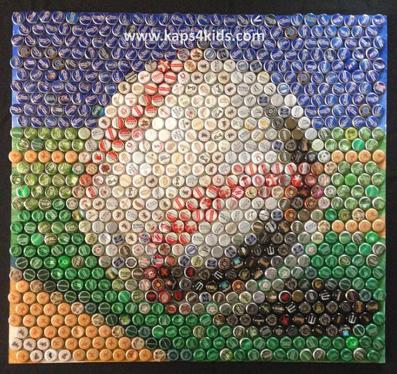 Bewitching And Beautiful Bottle Cap Art - Bored Art