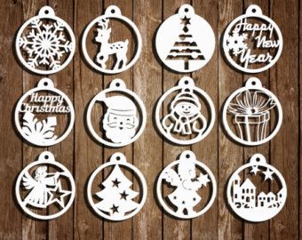 Pretty And Colorful Paper Cut Christmas Decorations ...