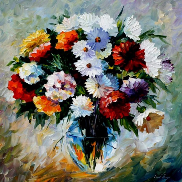 40 Beautiful Paintings Of Flowers Bored Art