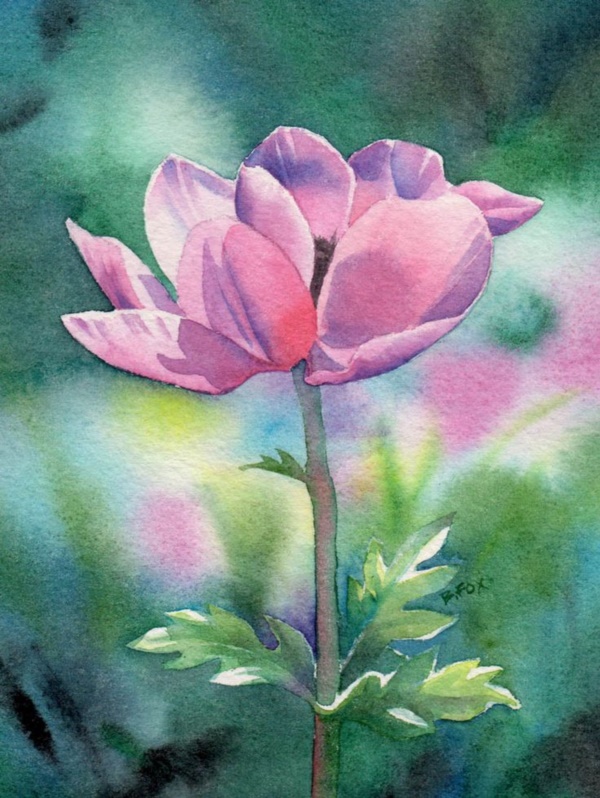 40 Beautiful Paintings Of Flowers - Bored Art