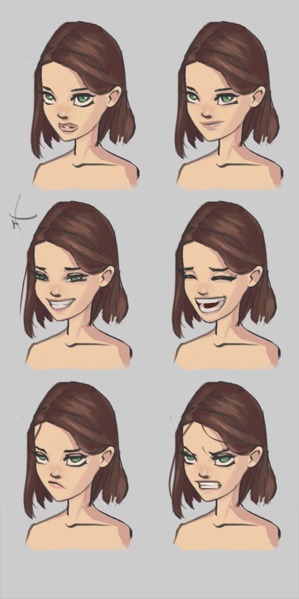 Handy Facial expression drawing Charts For practice16