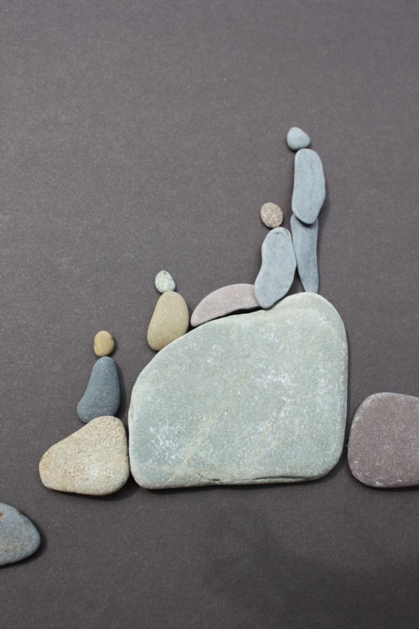 Handy Rock And Pebble Art Ideas For Many Uses26