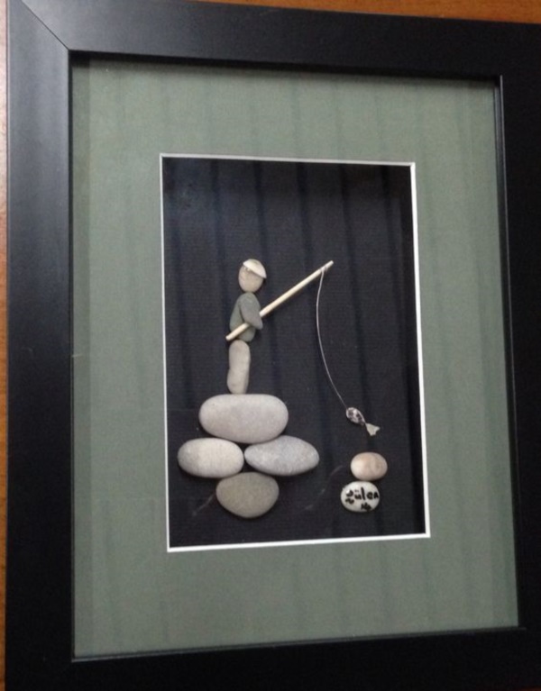 Handy Rock And Pebble Art Ideas For Many Uses42