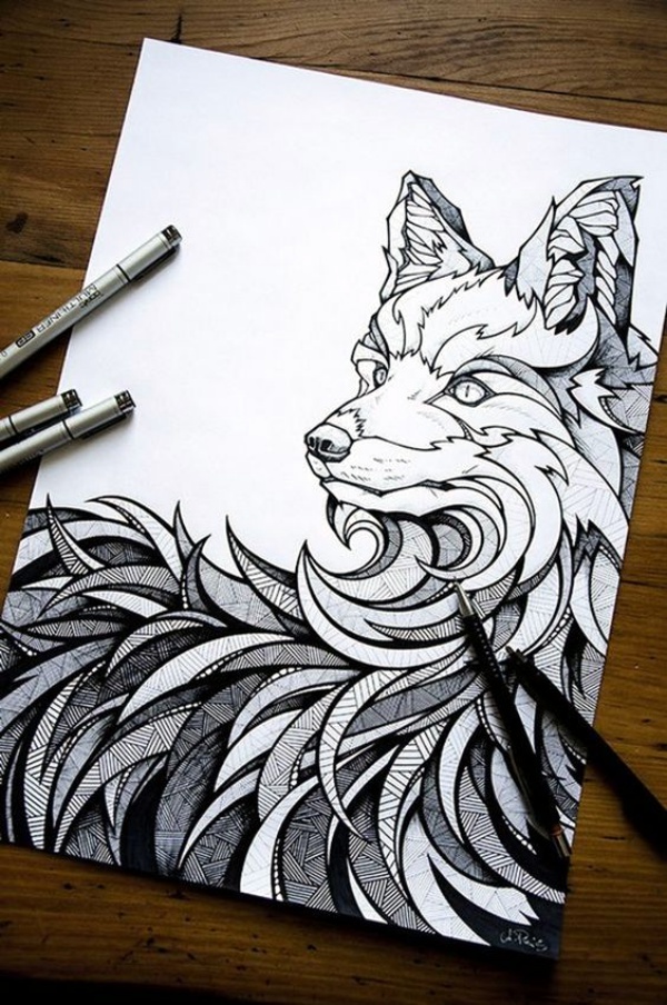 40 Best Examples Of Line Drawing Art