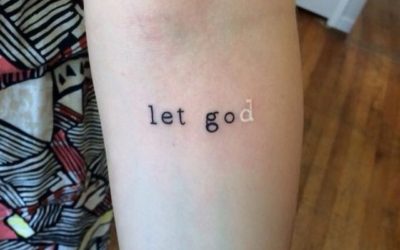 Let go Let God tattoo  The Guided Heart