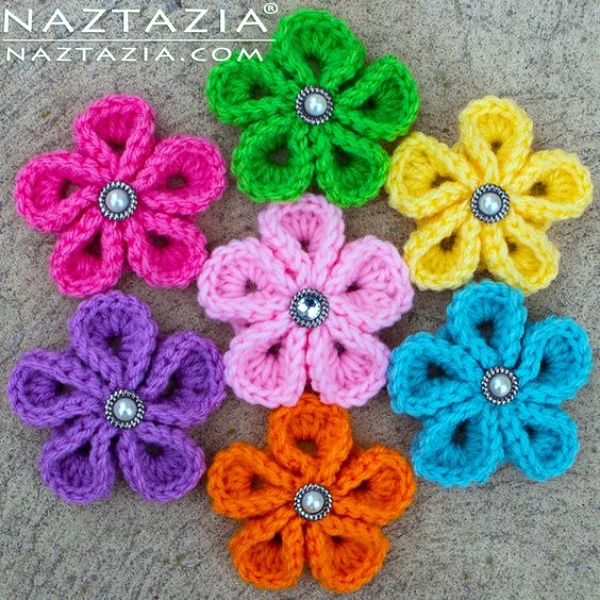 30 Free Crochet Flower Patterns Knitting Lovers