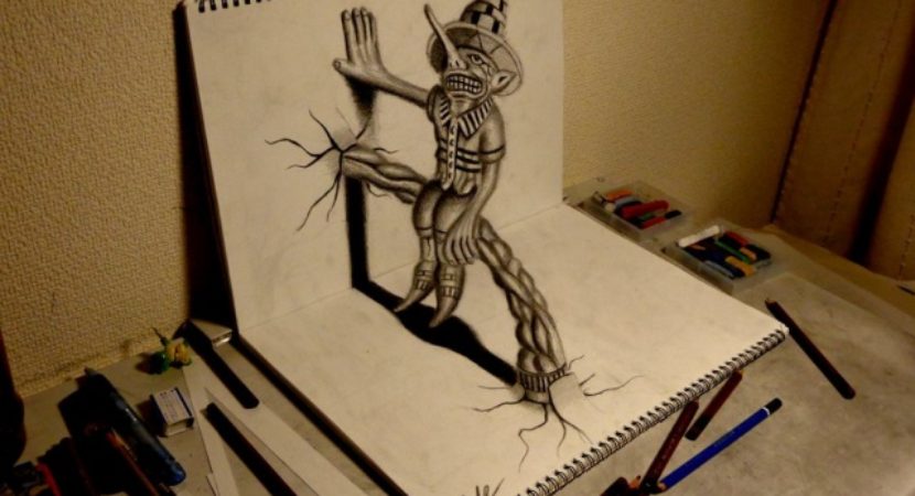 40 mind blowing pencil 3d drawings that will confuse your brain